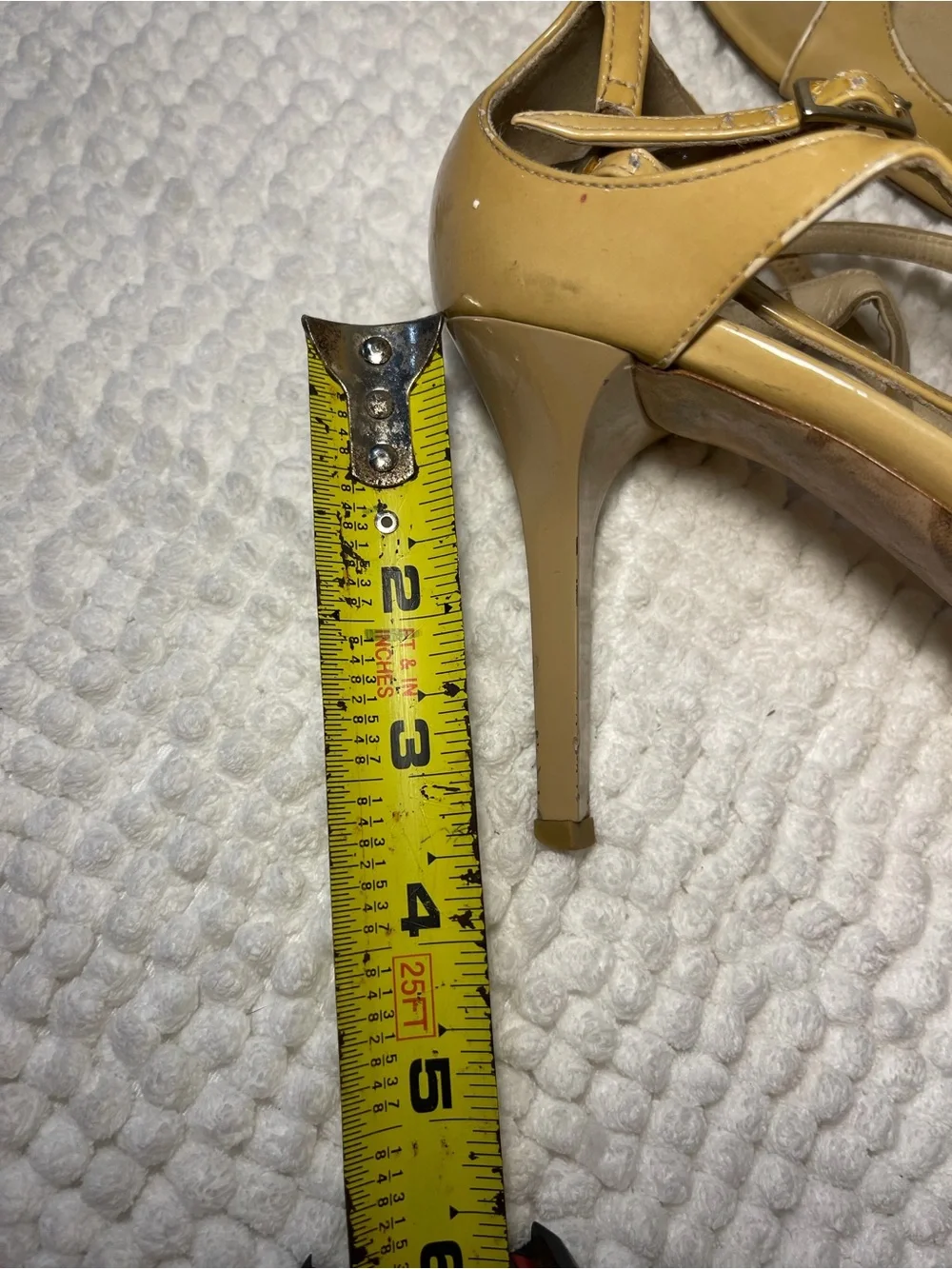 Jimmy Choo Yellow Patent Leather Strappy Heels